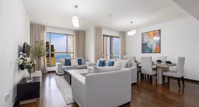 3 Bedrooms Seaview Luxury retreat with Maids room