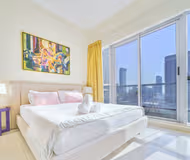 Contemporary One Bedroom with Full Marina View
