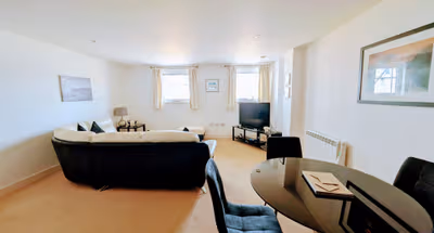 1 bed, Waterfront Quarter with parking