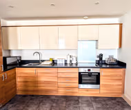 1 bed, Waterfront Quarter with parking