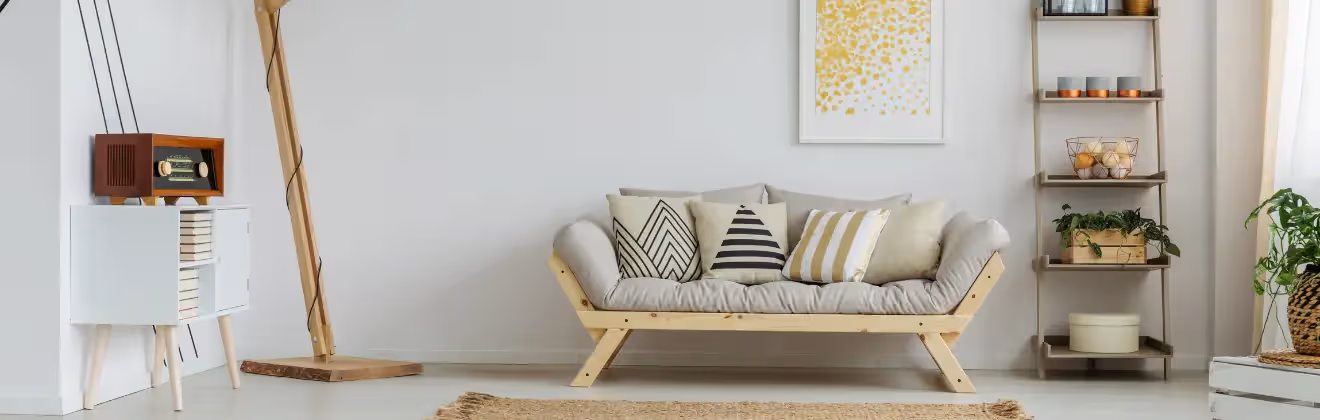 Furnished apartments in Fort Point with modern interiors and comfortable living spaces