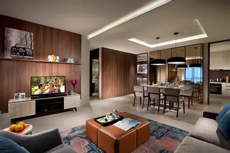 Cosy living area in Ascott Waterplace Surabaya
