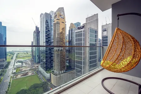 Exterior of Robinson Rd Apartments, Marina Bay