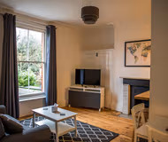 living space at Ipswich Central Apartment