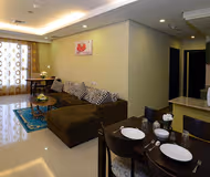 Living area at Ajran Street Serviced Apartment