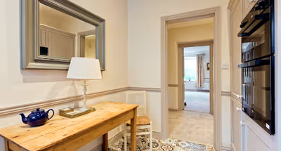 Living area at Ballsbridge apartment