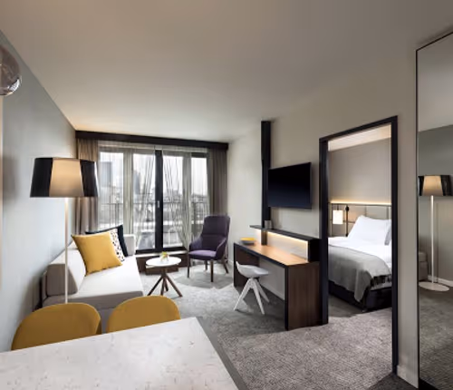 Living area at Frankfurt Westend, Germany