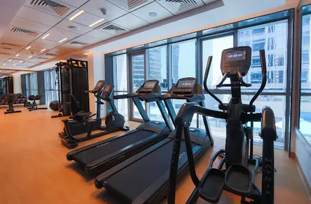 Gym at Deira apartment