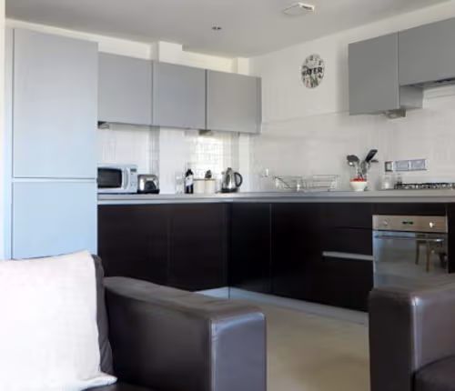 living space at The Vie