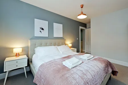 Luxury bedroom at Abbey Street