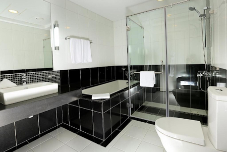 Bathroom at IBN Salman Road Serviced Apartmet