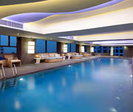 Pool side at Ascott Raffles City Chengdu