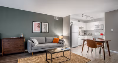 Bright living area at N Dewitt Pl Serviced Apartment #705 Serviced Apartment, Gold Coast