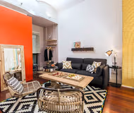 Living room at Passatge de Mas de Roda Serviced Apartments