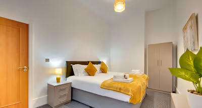 Bedroom at Dean Apartments Newcastle City Centre