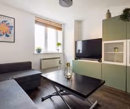 Living room at The Waterloo Flats