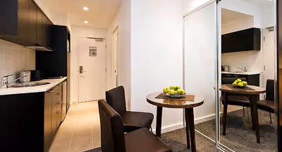 Dining space at Quest Rockingham