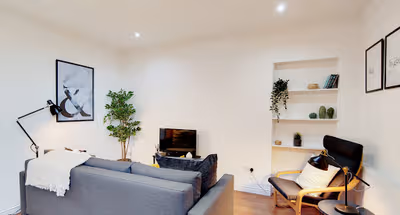 Living area at Tooting High Street