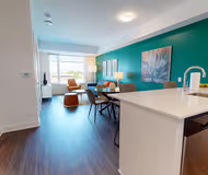 Living area - 1 bed apartment