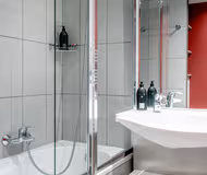 Bathroom at The Bercy Village Serviced Apartment, Bastille