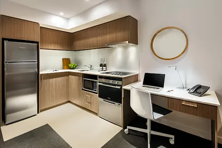 Full kitchen at Quest Mounts Bay Road