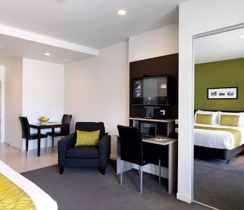 living space at Quest Rotorua Central