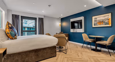 Bedroom at Edinburgh apartment