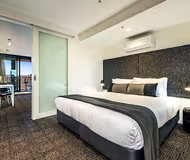 Simplistic living area in Quest Abbotsford