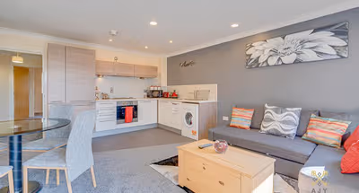 Living area at Mica Point City Centre