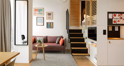 Loft apartment at Zoku Paris