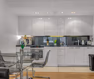 Fully equipped kitchen at Tower Hill Serviced Apartment by MySquare