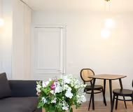 Comfy living area at Rivoli Royal Serviced Apartment, Louvre