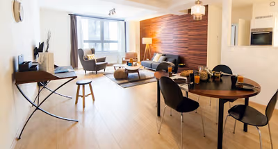 Living area at Argent I