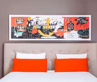 King sized bedroom at Hipark by Adagio Serris Val d’Europe Serviced Apartment, Champs Elysee