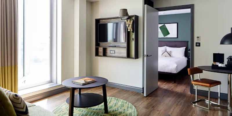 Living space - 1 bed apartment