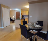Living area at Burnhamthorpe Serviced Apartment