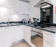 Kitchen at Epsom apartment