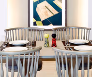 Dining space at Bangsar South Enclave Suites