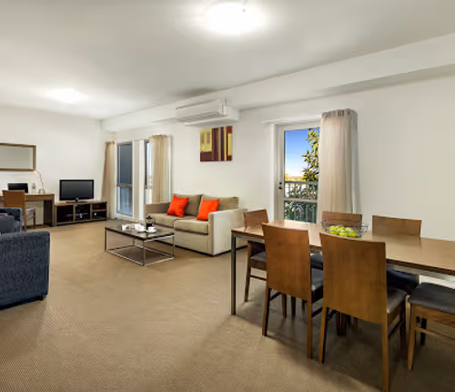 Bright living area at Quest Mildura