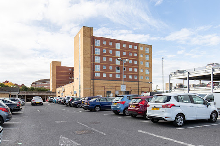 Exterior of 2-bedroom apartment, Mill Court, Harlow