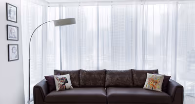 Spacious living area at Mamsha Street Residences Serviced Apartments, Dubai Marina