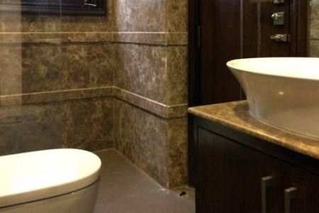 Bathroom at Gurugram apartment