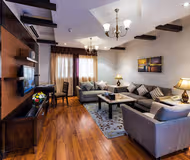 Living room at Fatima Az Zahra Street Apartments