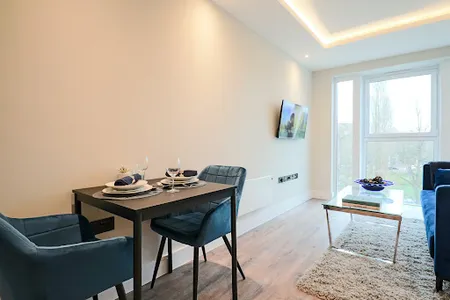Living room - 1 bed apartment