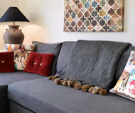 Stunning living area in Westlake Apartments