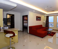 Living area at Ajran Street Serviced Apartment