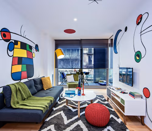 Calabria Serviced Apartments living room