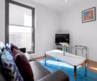 living space at Chorus Apartments