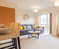 Living room - 1 bed apartment