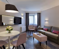 Living area at Trocadero Serviced Apartment, Champs Elysee
